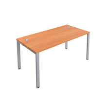 Load image into Gallery viewer, CB Bench with Cable Ports: 1 Person | 1600 X 800 | Beech/Silver