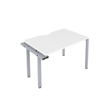 Load image into Gallery viewer, CB Bench Extension with Cut Out: 1 Person | 1400 X 800 | White/Silver