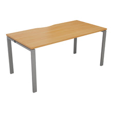 Load image into Gallery viewer, CB Bench with Cut Out: 1 Person | 1600 X 800 | Beech/Silver