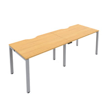 Load image into Gallery viewer, CB Single Bench with Cut Out: 2 Person | 1400 X 800 | Nova Oak/Silver