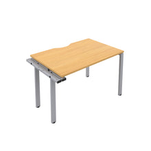 Load image into Gallery viewer, CB Bench Extension with Cut Out: 1 Person | 1600 X 800 | Nova Oak/Silver