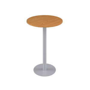 Contract Table High | 600mm | Nova Oak/Silver