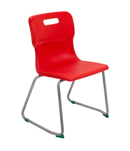 Titan Skid Base Chair | Size 5 | Red