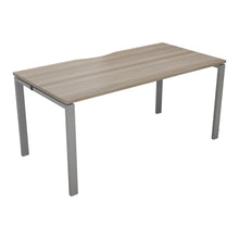 Load image into Gallery viewer, CB Bench with Cut Out: 1 Person | 1600 X 800 | Grey Oak/Silver