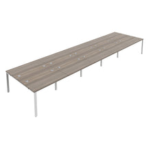 Load image into Gallery viewer, CB Bench with Cable Ports: 10 Person | 1600 X 800 | Grey Oak/White