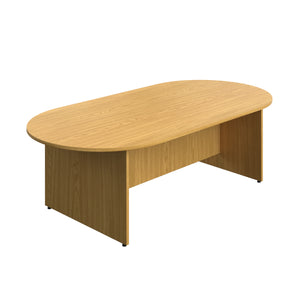 D-End Meeting Table | 2400mm | Nova Oak