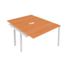 Load image into Gallery viewer, CB Bench Extension with Cut Out: 2 Person | 1200 X 800 | Beech/White