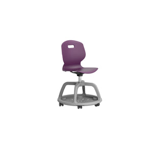Arc Community Swivel Chair | Grape
