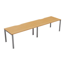 Load image into Gallery viewer, CB Single Bench with Cut Out: 2 Person | 1600 X 800 | Beech/Silver