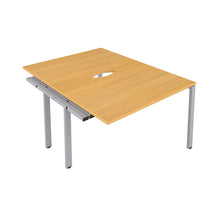 Load image into Gallery viewer, CB Bench Extension with Cut Out: 2 Person | 1200 X 800 | Nova Oak/Silver