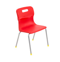 Load image into Gallery viewer, Titan 4 Leg Chair | Size 3 | Red