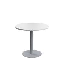 Load image into Gallery viewer, Contract Table Mid | 800mm | White/Silver