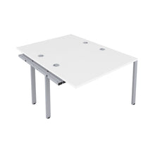 Load image into Gallery viewer, CB Bench Extension with Cable Ports: 2 Person | 1600 X 800 | White/Silver