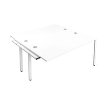 Load image into Gallery viewer, CB Bench Extension with Cable Ports: 2 Person | 1400 X 800 | White/White