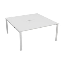 Load image into Gallery viewer, CB Bench with Cut Out: 2 Person | 1200 X 800 | White/White