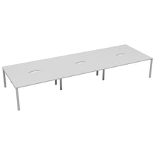 Load image into Gallery viewer, CB Bench with Cut Out: 6 Person | 1200 X 800 | White/White