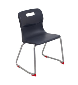 Titan Skid Base Chair | Size 4 | Charcoal
