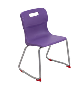 Titan Skid Base Chair | Size 4 | Purple