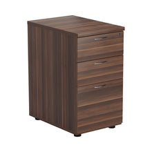 Load image into Gallery viewer, Essentials Desk High 3 Drawer Pedestal | 600 Deep | Dark Walnut