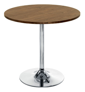 Ellipse Trumpet Base Table | 800mm | Walnut