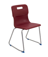 Load image into Gallery viewer, Titan Skid Base Chair | Size 6 | Burgundy