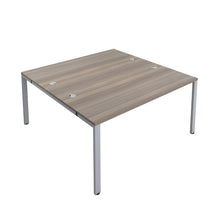 Load image into Gallery viewer, CB Bench with Cable Ports: 2 Person | 1200 X 800 | Grey Oak/Silver