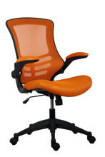 Load image into Gallery viewer, Marlos Mesh Back Office Chair With Folding Arms | Orange