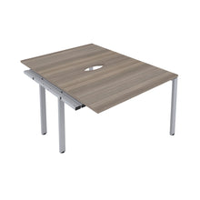 Load image into Gallery viewer, CB Bench Extension with Cut Out: 2 Person | 1200 X 800 | Grey Oak/Silver