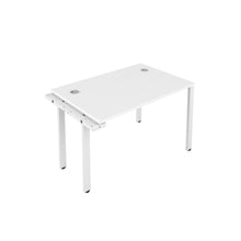 Load image into Gallery viewer, CB Bench Extension with Cable Ports: 1 Person | 1200 X 800 | White/White