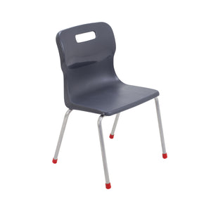 Titan 4 Leg Chair | Size 4 | Charcoal