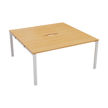 Load image into Gallery viewer, CB Bench with Cut Out: 2 Person | 1200 X 800 | Beech/White