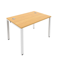 Load image into Gallery viewer, CB Bench with Cable Ports: 1 Person | 1200 X 800 | Nova Oak/White