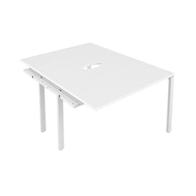 Load image into Gallery viewer, CB Bench Extension with Cut Out: 2 Person | 1400 X 800 | White/White