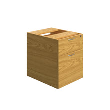 Load image into Gallery viewer, Essentials Fixed Pedestal 2 Drawers | Standard | Nova Oak