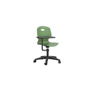 Arc Swivel Chair With Arm Tablet | Forest