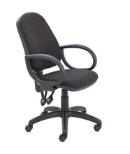 Load image into Gallery viewer, Calypso 2 High Back Operator Chair with Fixed Arms | Charcoal