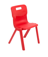 Load image into Gallery viewer, Titan One Piece Chair | Size 4 | Red