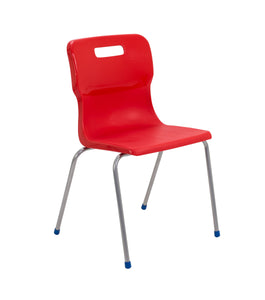 Titan 4 Leg Chair | Size 6 | Red