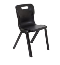 Load image into Gallery viewer, Titan One Piece Chair | Size 6 | Black