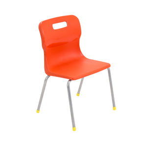 Titan 4 Leg Chair | Size 3 | Orange