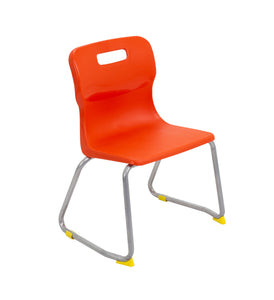 Titan Skid Base Chair | Size 3 | Orange