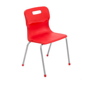 Titan 4 Leg Chair | Size 4 | Red