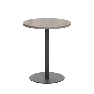 Contract Table Mid | 600mm | Grey Oak/Black