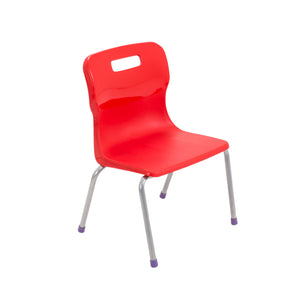 Titan 4 Leg Chair | Size 2 | Red