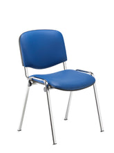 Load image into Gallery viewer, Club Chair with Chrome | Blue PU/Chrome