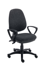 Load image into Gallery viewer, Versi 2 Lever Operator Chair with Fixed Arms | Charcoal