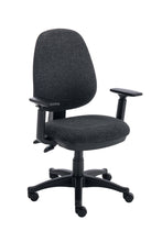 Load image into Gallery viewer, Versi 2 Lever Operator Chair with Adjustable Arms | Charcoal