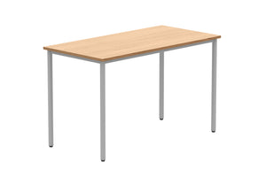 Office Rectangular Multi-Use Table | 1200X600 | Norwegian Beech/Silver