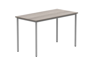 Office Rectangular Multi-Use Table | 1200X600 | Alaskan Grey Oak/Silver