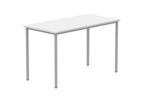 Office Rectangular Multi-Use Table | 1200X600 | Arctic White/Silver